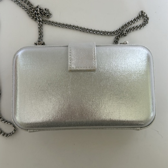 Silver Metallic Shoulder Bag - Picture 4 of 9